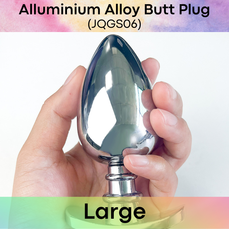 Men's Adult Toy: Unisex Aluminum Alloy Butt Plug (JQGS06)