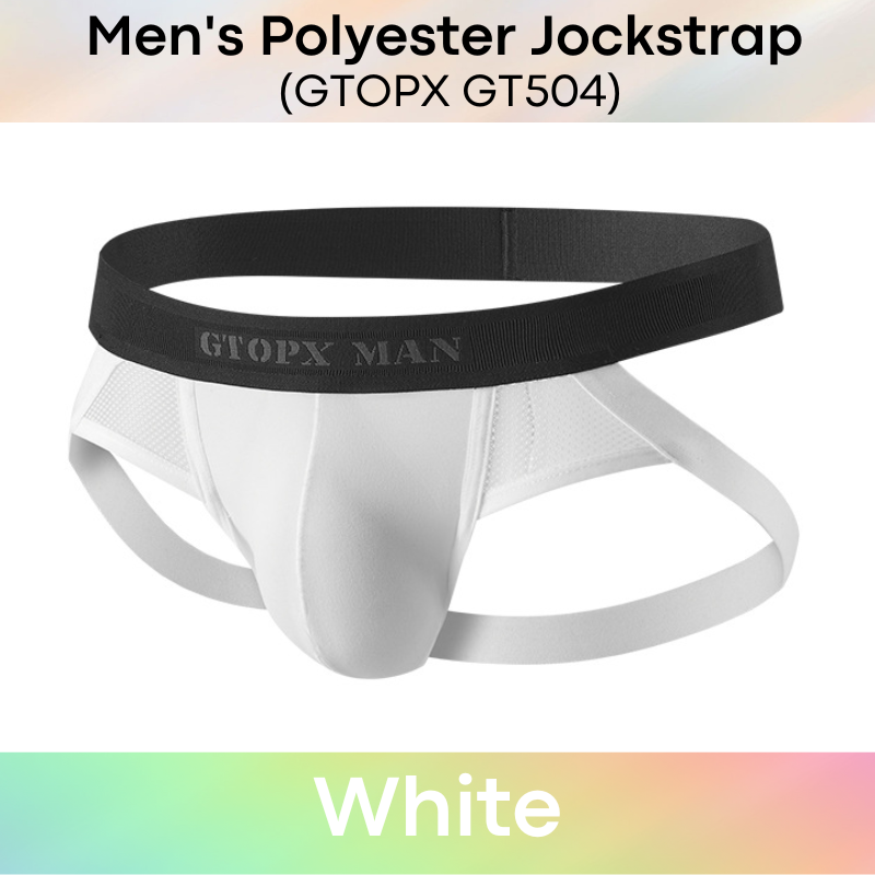 Men's Jockstrap: Polyester Pouch with side webbing (GT504)