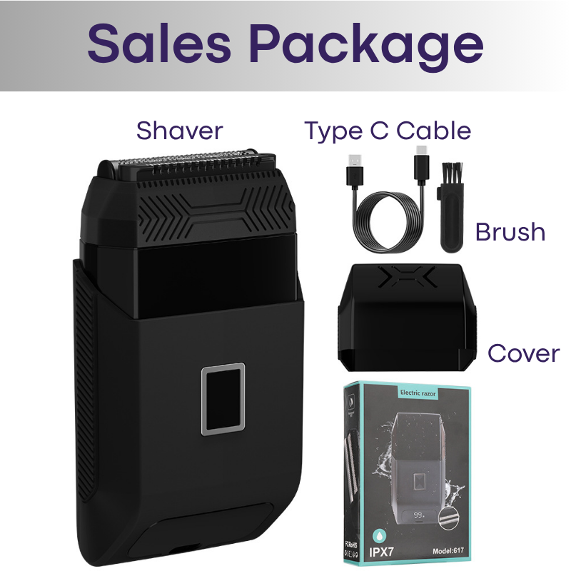 Men's Lifestyle: Rechargeable Portable Home/Travel Multi-Purpose Foil Shaver (RX617)