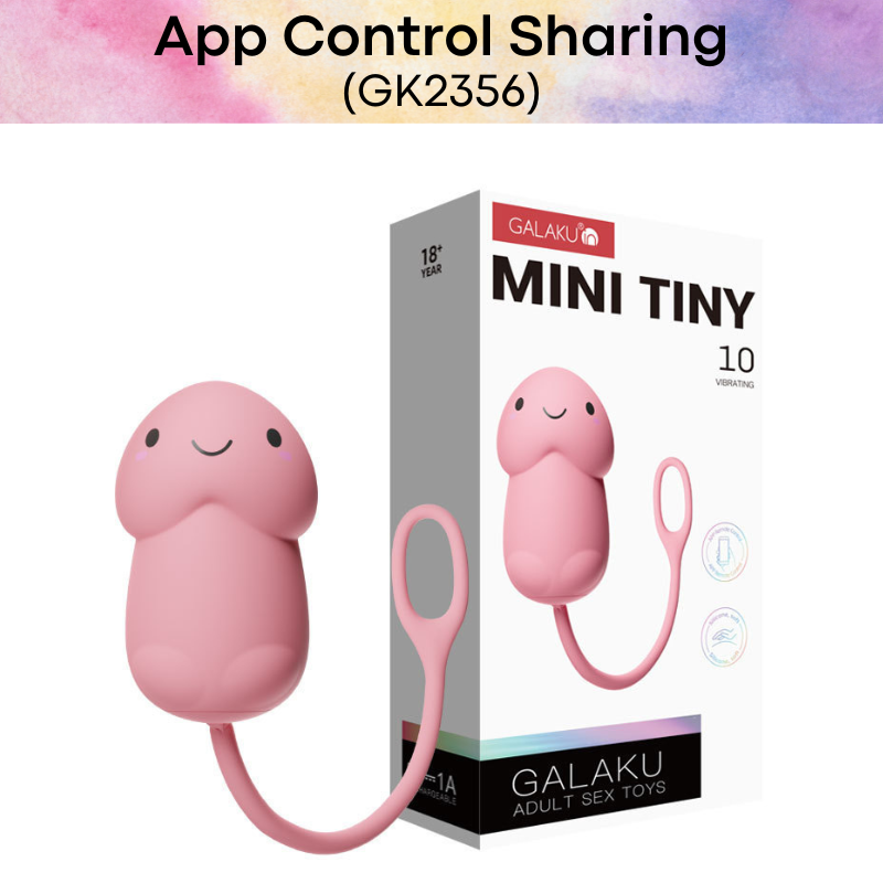 Adult Toy: Unisex ABS Silicon Penis Head Vibrating Egg (GK2356)