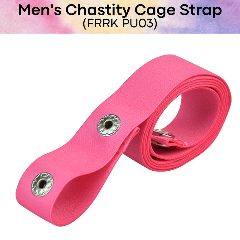 Adult Toy : Men's Chastity Cage Nylon Strap Accessory (FRRK PU03)