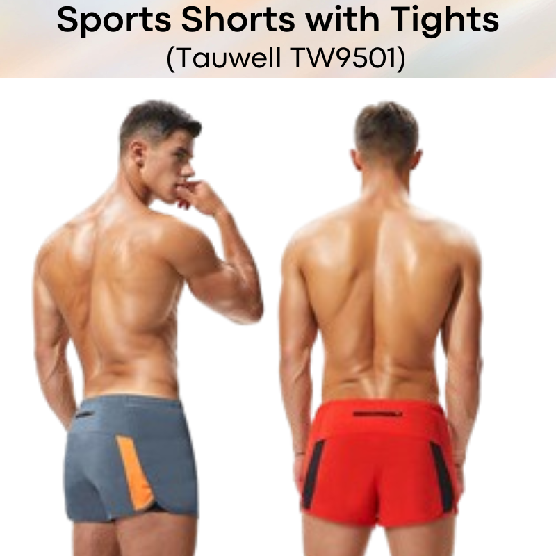 Men's Shorts: Training Sports Shorts with Inner Tights (TW9501)
