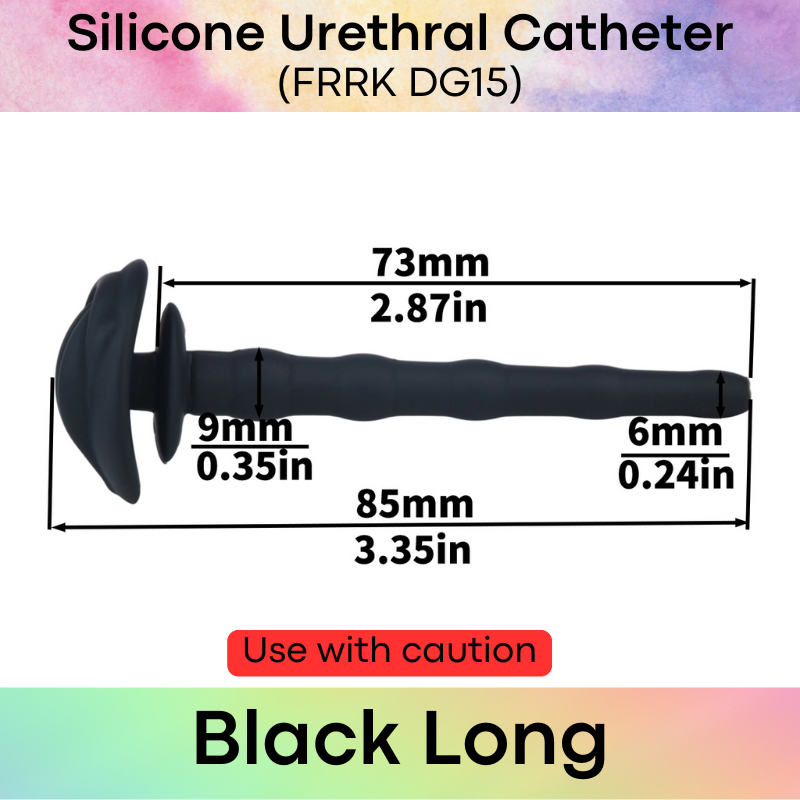 Adult Toy: Liquid Silicone Urethral Catheter for Chastity Cage (FRRKDG15)