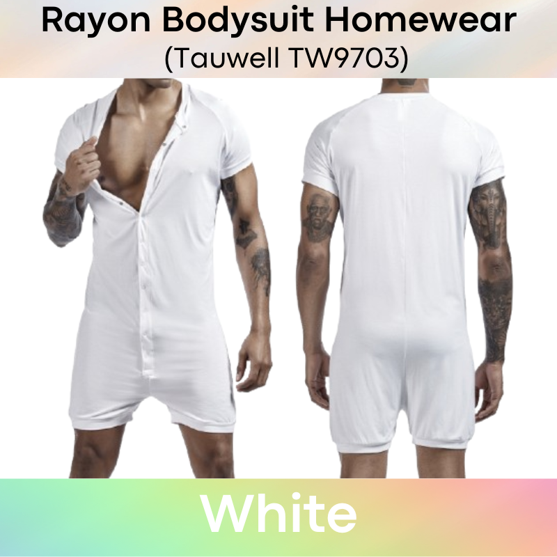 Men's Homewear : Rayon Bodysuit Home/Sleepwear (Tauwell TW9703)