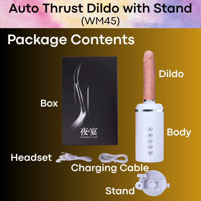 Adult Toy: Auto Thrust Dildo Machine with Stand (WM45)