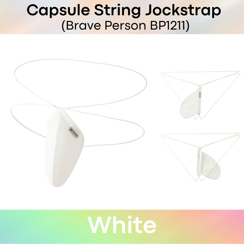 Men's Jockstrap: Nylon Ice Silk Capsule Pouch String Jockstrap Underwear (BP1211)
