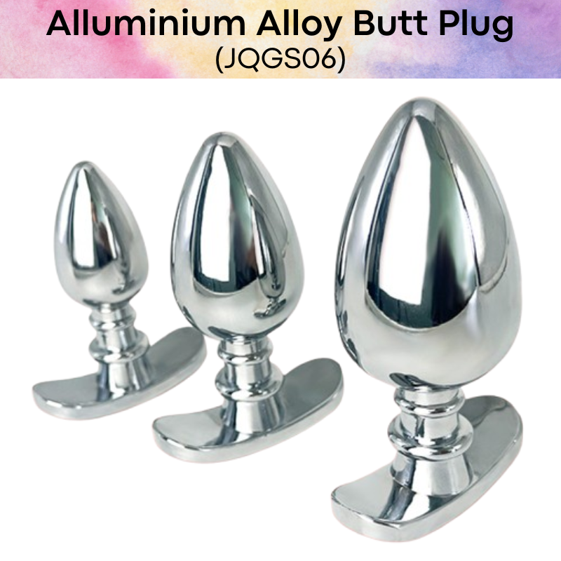 Men's Adult Toy: Unisex Aluminum Alloy Butt Plug (JQGS06)
