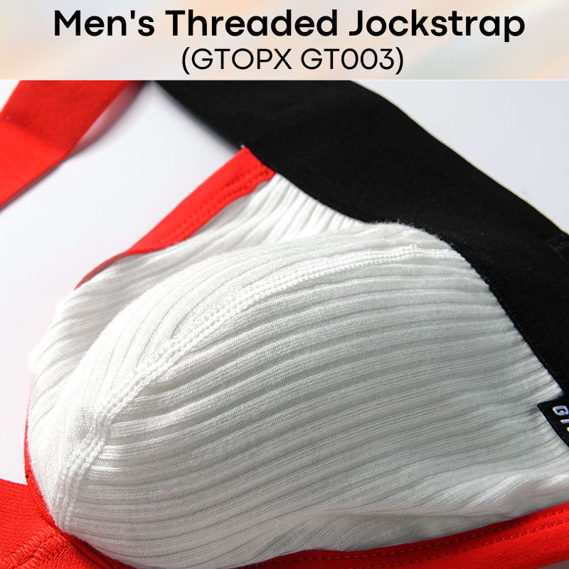 Men's Jockstrap: Viscose Fibre Threaded Jockstrap Underwear (GT003)