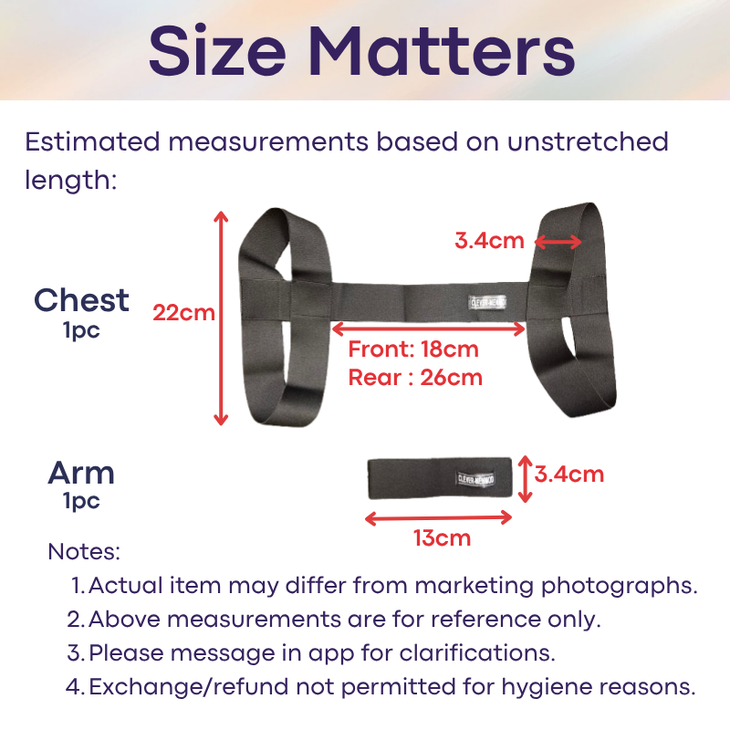 Men's Strap: Chest and Arm Strap Band Set (CMF471)