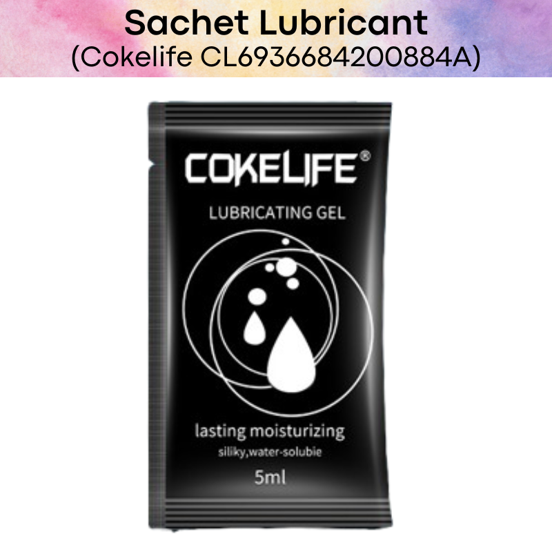 Men's Adult Toy: 20 x 5ml Sachets Water-based Lubricant (CL6936684200884A)