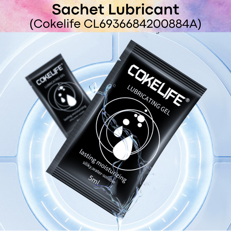 Men's Adult Toy: 20 x 5ml Sachets Water-based Lubricant (CL6936684200884A)