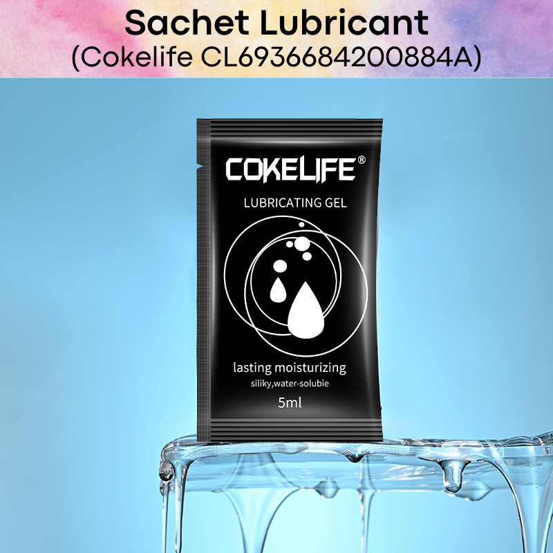 Men's Adult Toy: 20 x 5ml Sachets Water-based Lubricant (CL6936684200884A)
