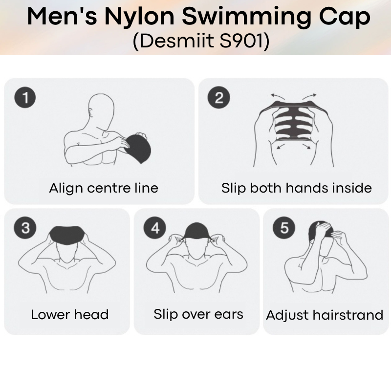 Men's Swimwear: Nylon Swimming Cap (S901)