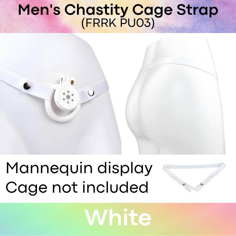 Adult Toy : Men's Chastity Cage Nylon Strap Accessory (FRRK PU03)