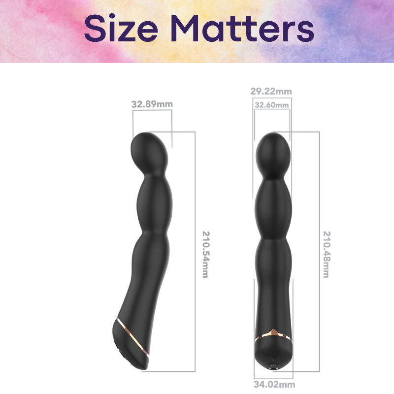 Adult Toy : Beaded Dildo Wireless Vibrator (USK-V24)