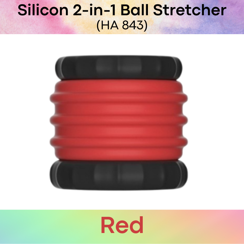 Adult Toy: Silicon 2-in-1 Ball Stretcher (HA843)