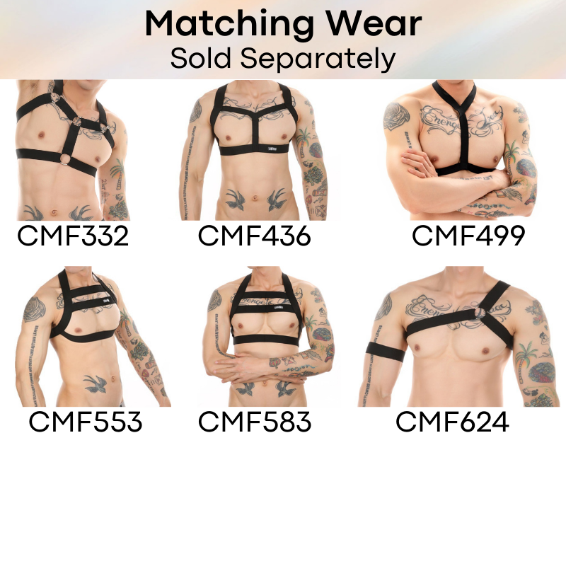 Men's Thong : Cotton with Ankle Strap (Clever Menmode CMF488)