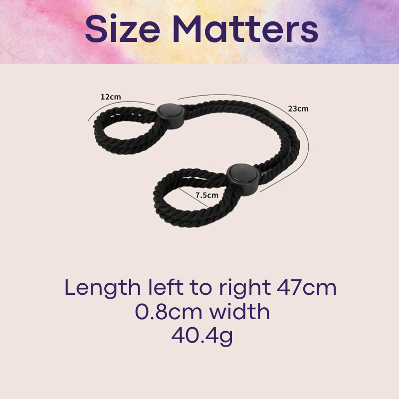 Adult Toy : Cotton Wrist and Ankle Restraint Rope Sex Toy (252400259)