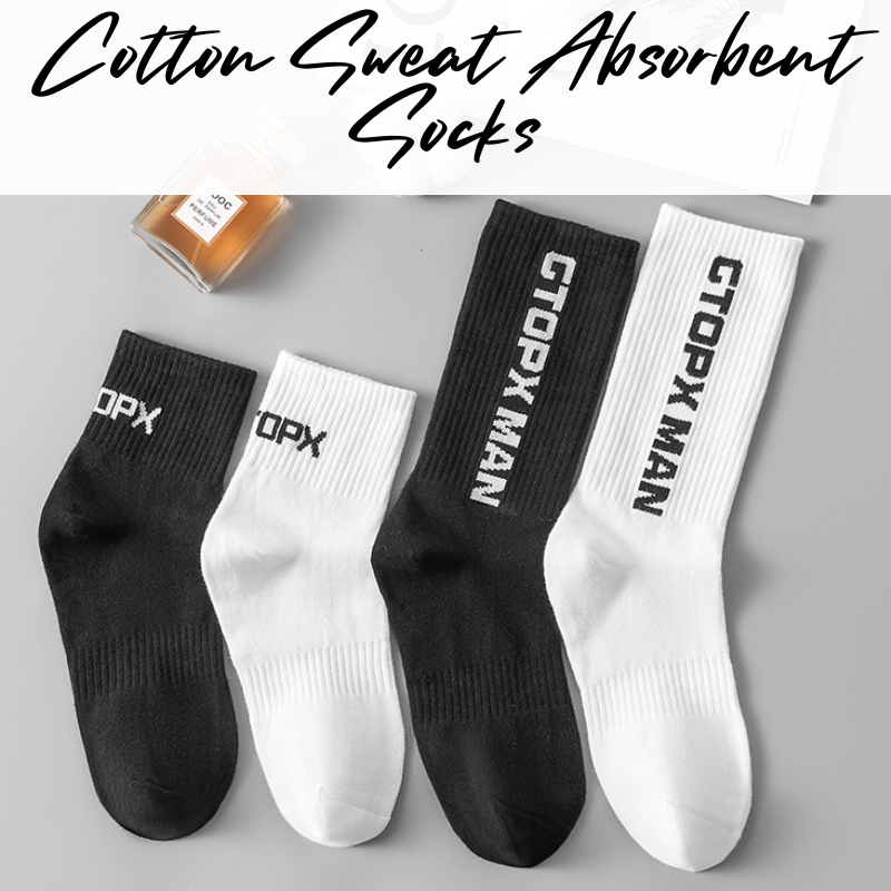 Men's Apparel: Cotton Absorbent Sports Socks (GTW01)