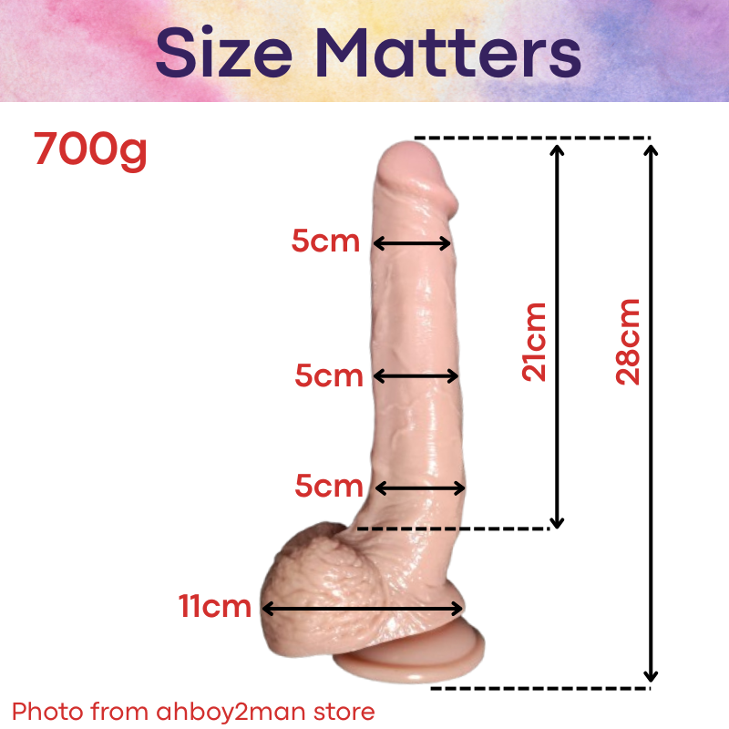 Men's Adult Toy: Lifelike PVC Penis Dildo (RL-G41)
