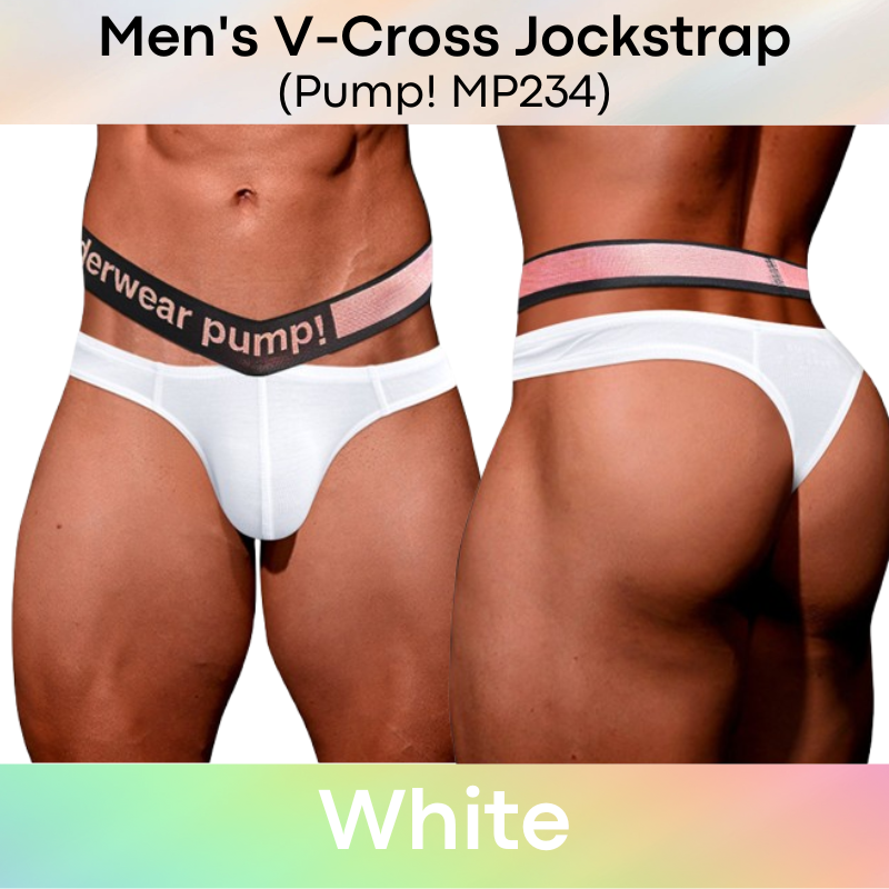 Men's Thong : Modal Fabric V Cross Thong (Pump MP234)