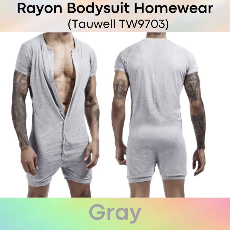Men's Homewear : Rayon Bodysuit Home/Sleepwear (Tauwell TW9703)