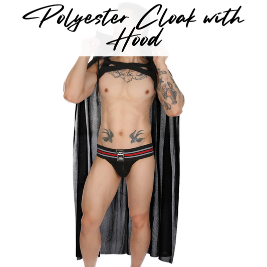 Unisex Lifestyle: Polyester Cloak with Hood for Parties or CosPlay (CMG034)