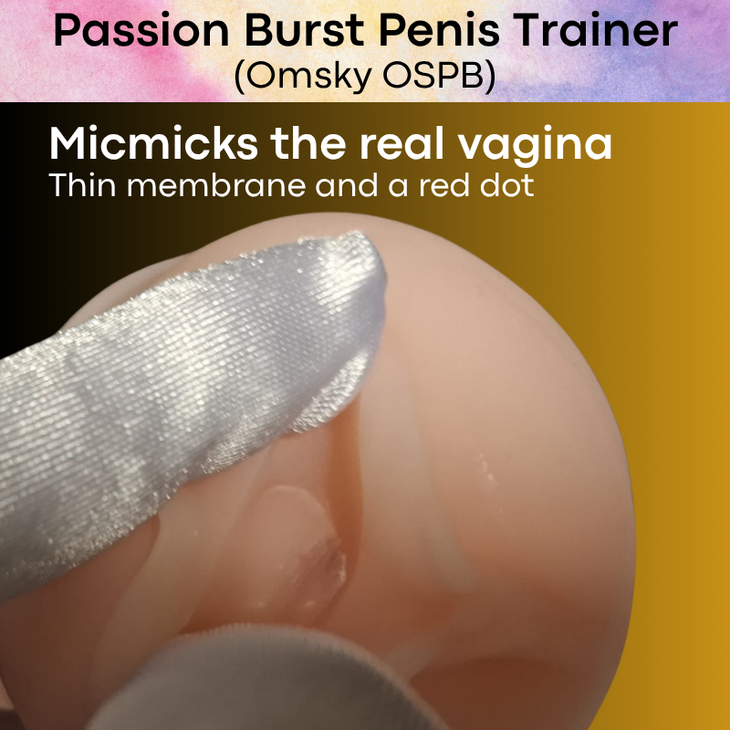 Adult Toy: TPE Penis Trainer with Vagina Entry (OSPB)