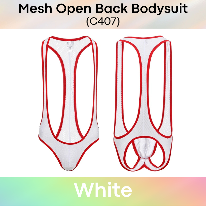 Men's Bodysuit : Open Back (C407)