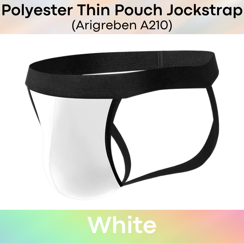 Men's Jockstrap: Polyester Thin Pouch Jockstrap Underwear (A210)