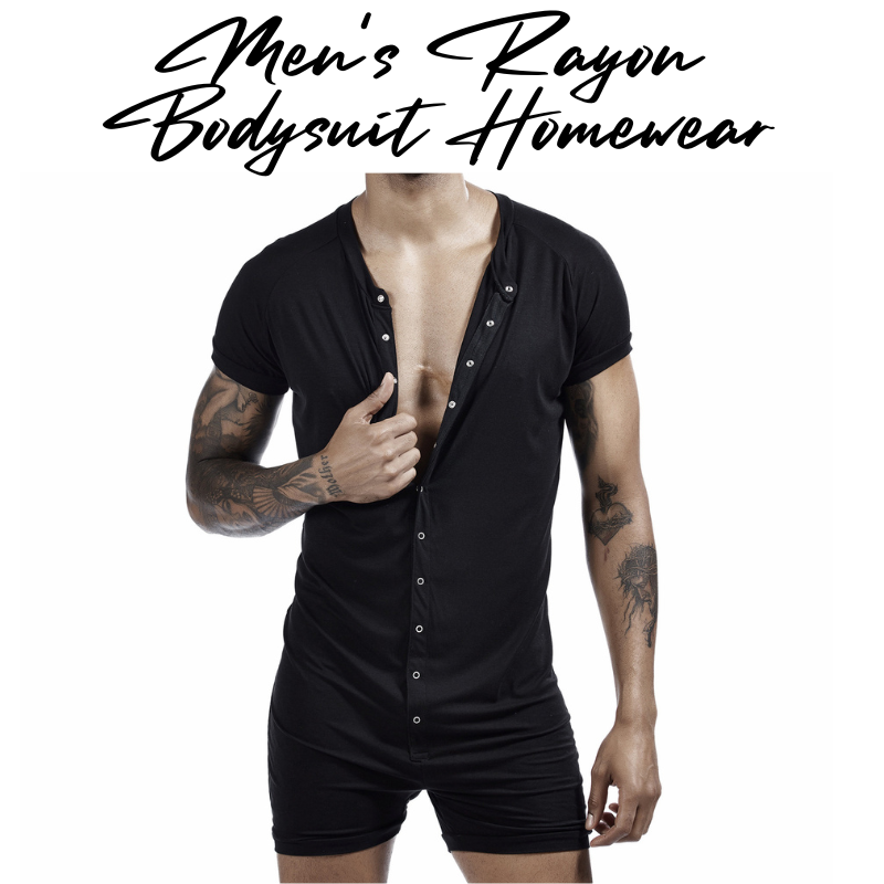 Men's Homewear : Rayon Bodysuit Home/Sleepwear (Tauwell TW9703)