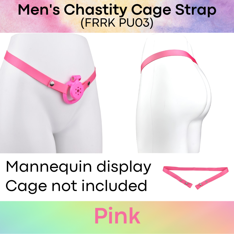 Adult Toy : Men's Chastity Cage Nylon Strap Accessory (FRRK PU03)