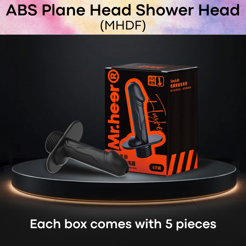 Adult Toy: ABS Disposable & Portable Plane Head Shower Head (MHDF)