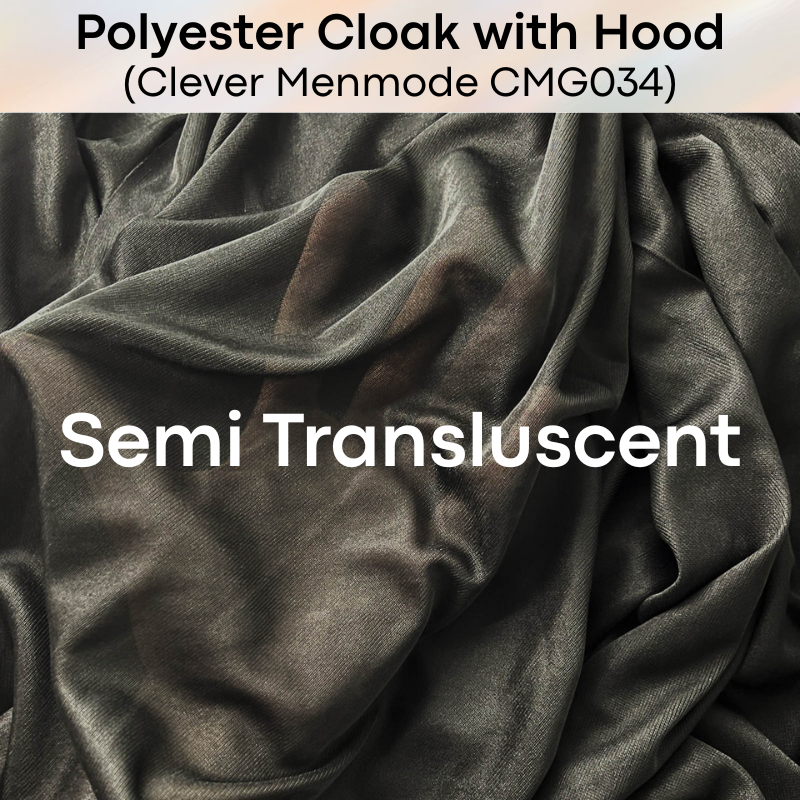 Unisex Lifestyle: Polyester Cloak with Hood for Parties or CosPlay (CMG034)