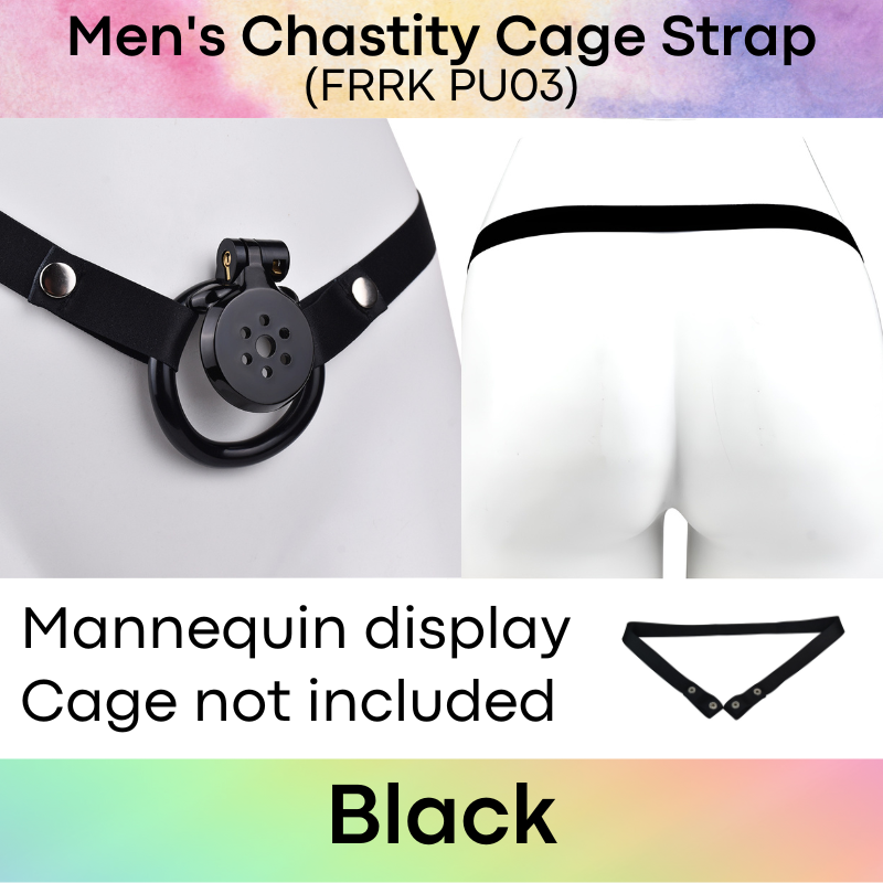 Adult Toy : Men's Chastity Cage Nylon Strap Accessory (FRRK PU03)