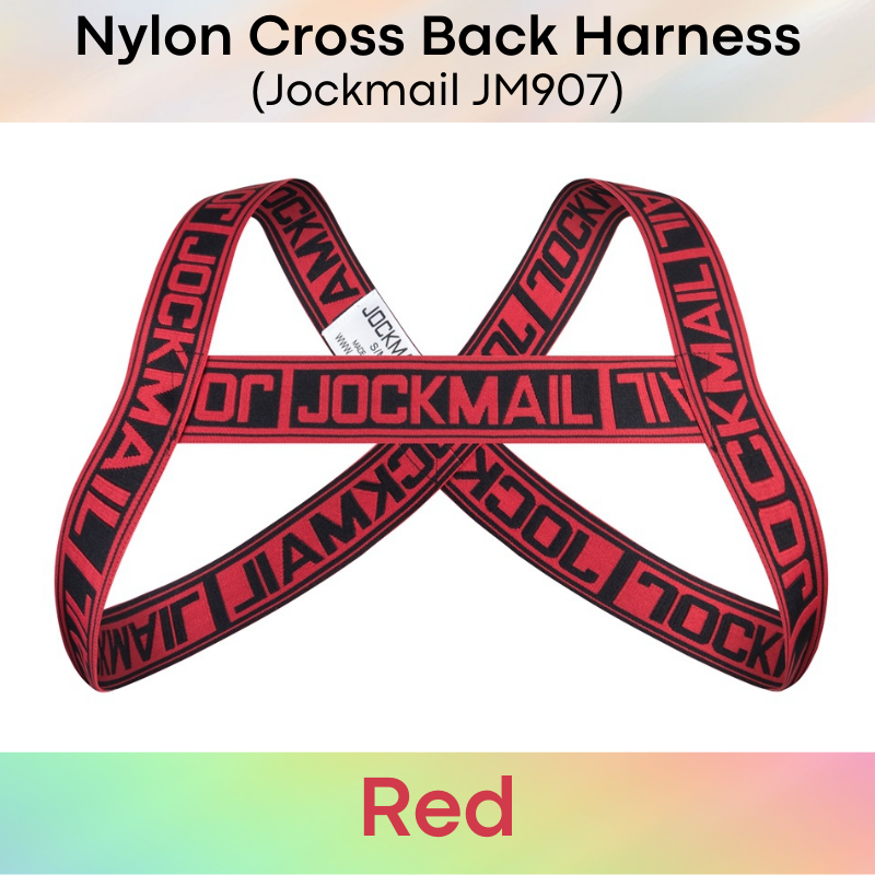 Men's Strap: Nylon Cross Back Harness Strap (JM907)