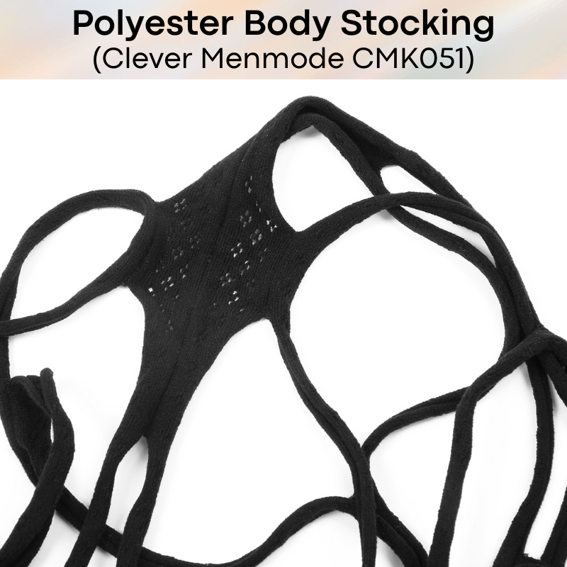 Men's Body Stocking: Polyester Fishnet 1-Piece Body Stocking (CMK051)