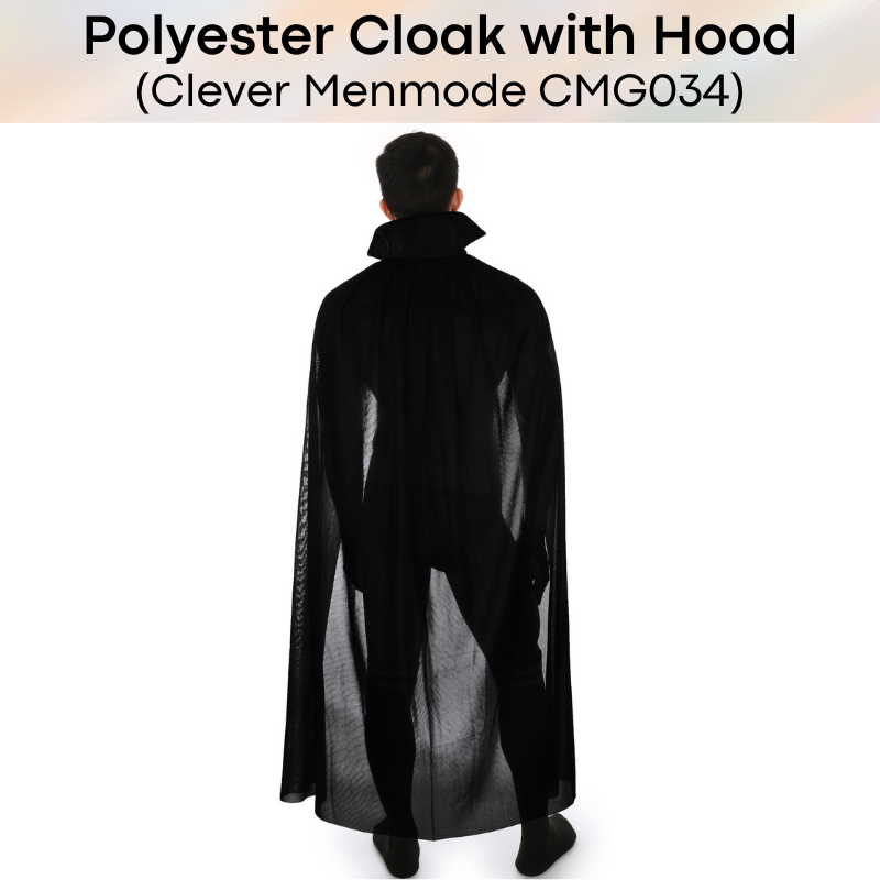 Unisex Lifestyle: Polyester Cloak with Hood for Parties or CosPlay (CMG034)