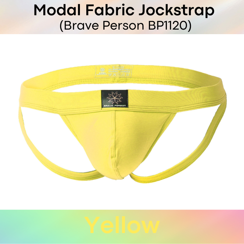 Men's Jockstrap: Modal Fabric 3D Pouch Jockstrap Underwear (BP1120)