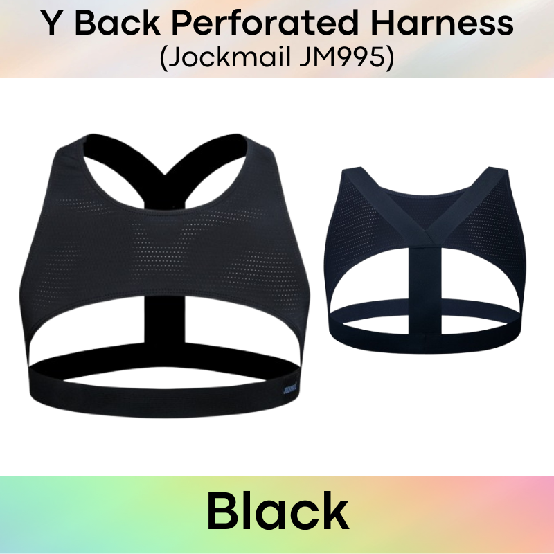 Men's Strap: Nylon Perforated Harness Strap with Y-Back (JM995)