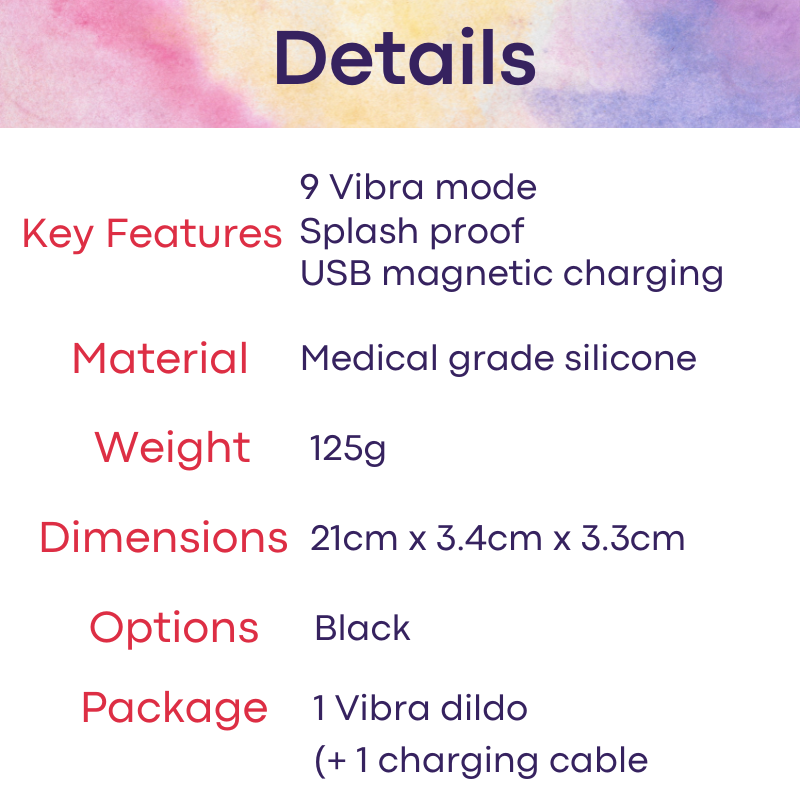 Adult Toy : Beaded Dildo Wireless Vibrator (USK-V24)