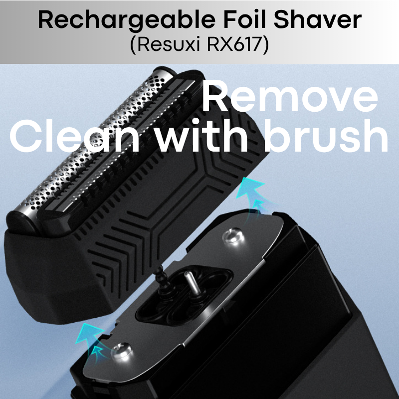 Men's Lifestyle: Rechargeable Portable Home/Travel Multi-Purpose Foil Shaver (RX617)