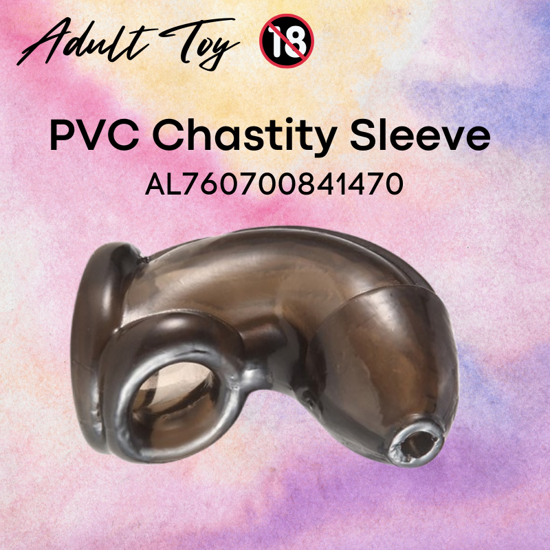 Adult Toy : PVC Chastity Cage Sleeve (AL760700841470)