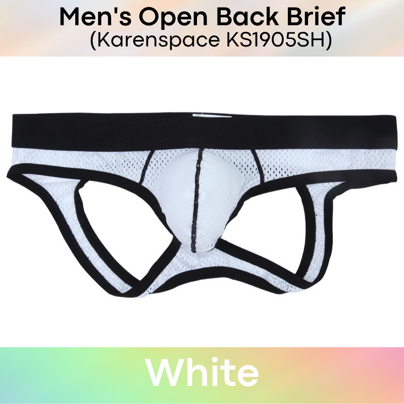 Men's Brief : Perforated Open Back Underwear (KS1905SH)