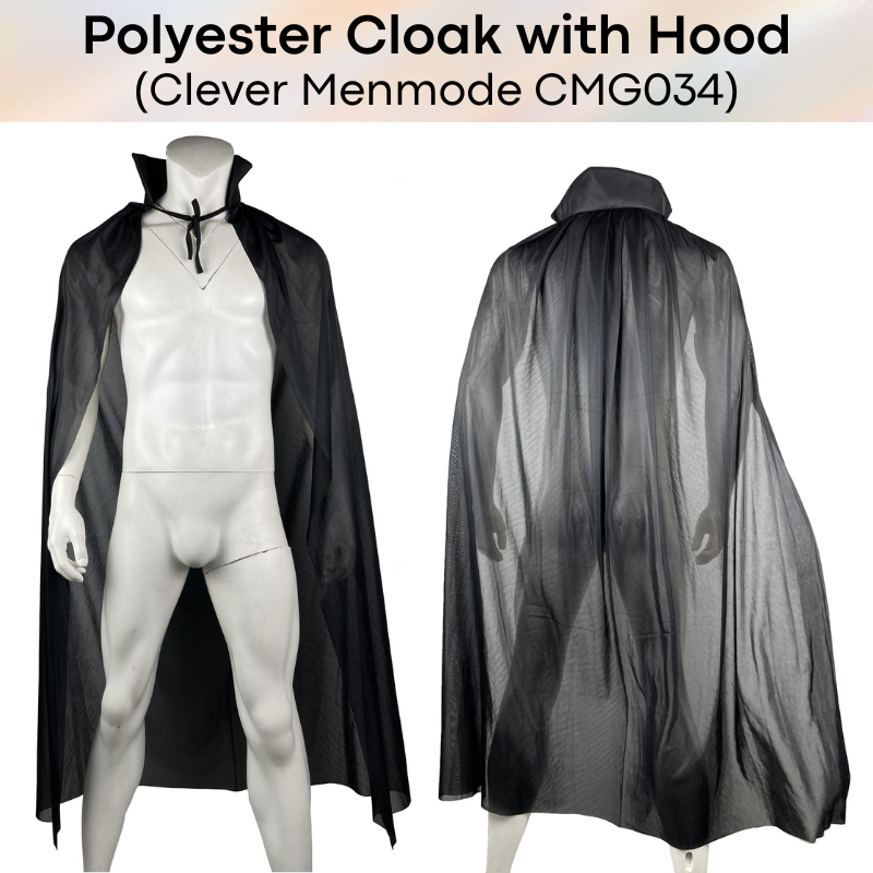 Unisex Lifestyle: Polyester Cloak with Hood for Parties or CosPlay (CMG034)