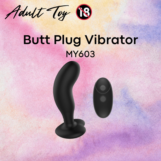 Adult Toy : Butt Plug Vibrator with Wireless Remote Control (MY603)