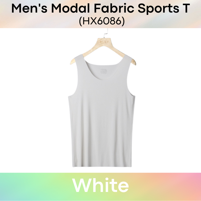 Men's Tee : Sleeveless Modal 60S Sports (HX6086)