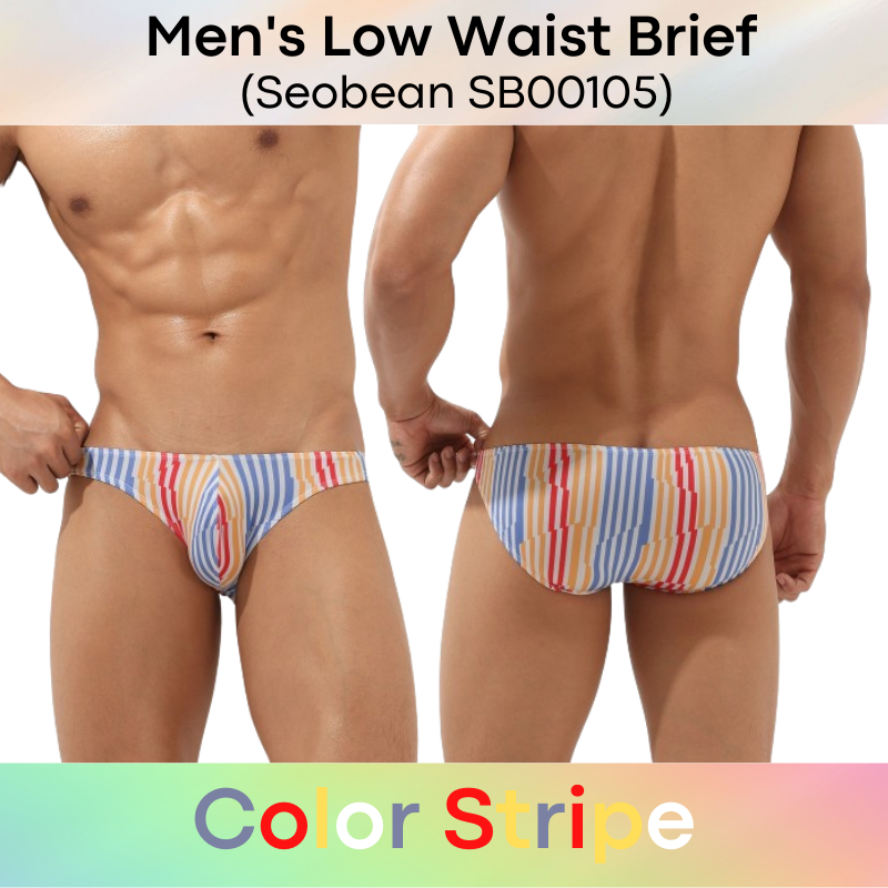 Men's Brief : Low Waist Polyester Brief Underwear (SB00105)