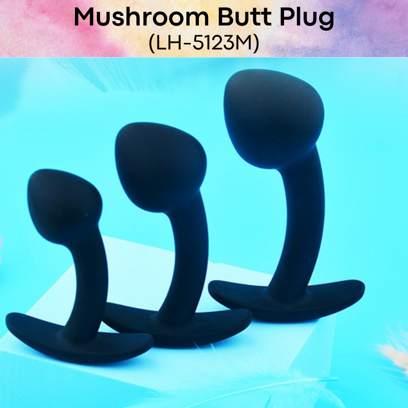 Adult Toy : Mushroom Butt Plug (LH5123M)