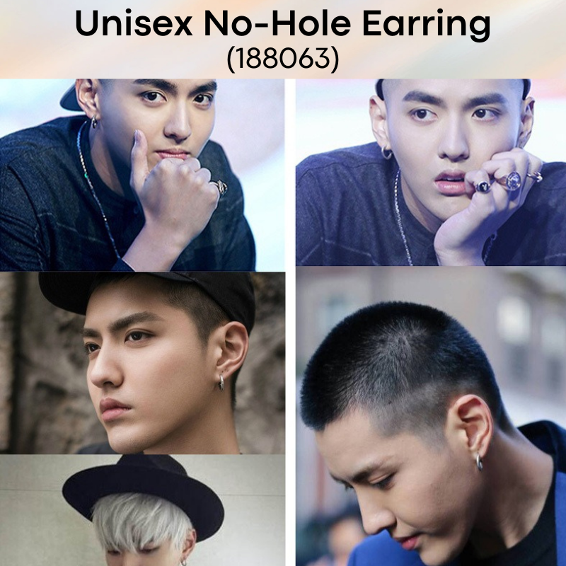 Lifestyle : Unisex Retractable No-Hole Earrings (188063)